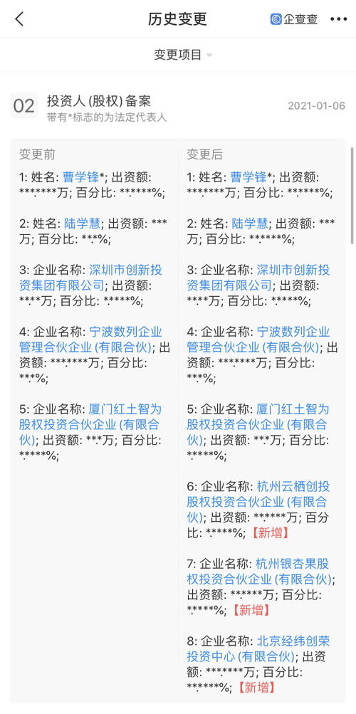經緯創榮與銀杏谷資本關聯企業入股數列科技，聚焦計算機軟硬件技術開發